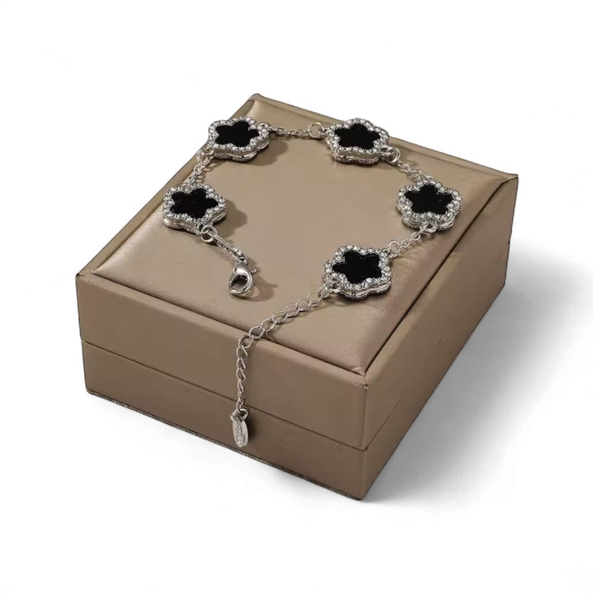 Crystal Clover Bracelet