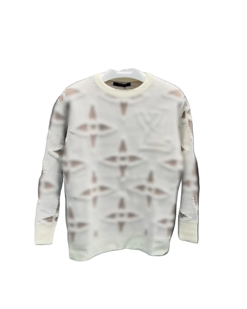 Lv White Sweater