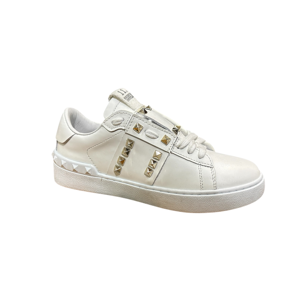 Vtln White Leather Shoes