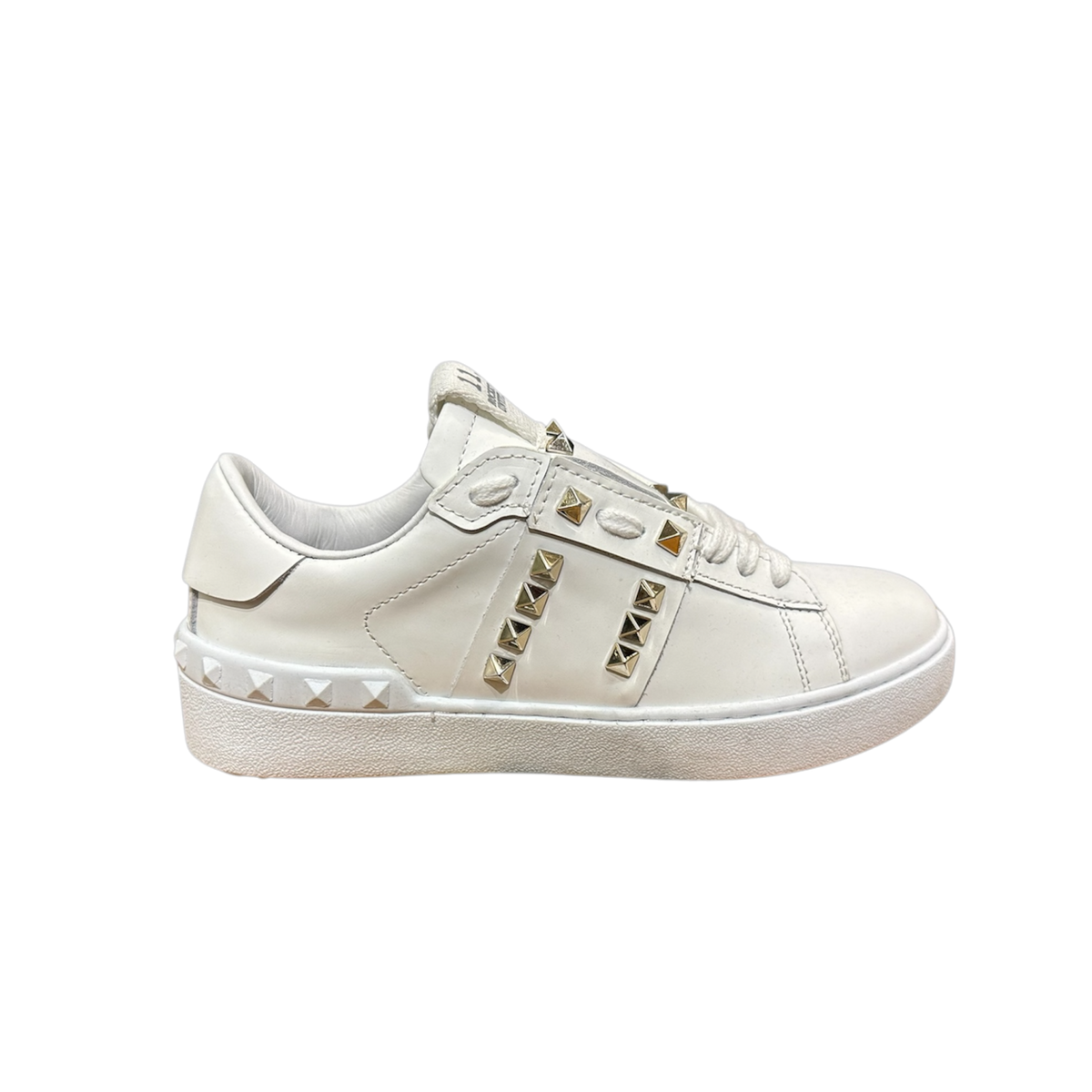 Vtln White Leather Shoes