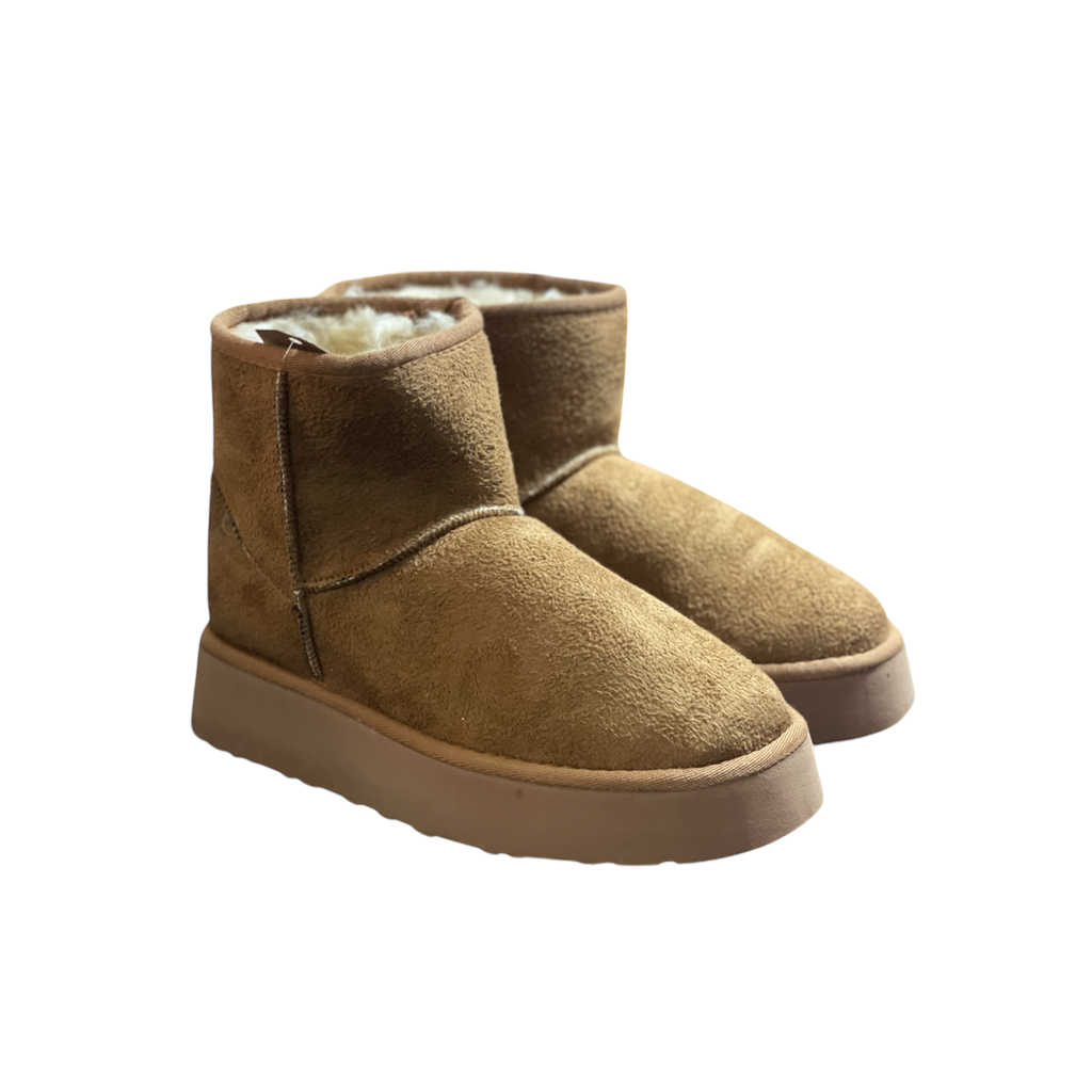 Women Boots Tan Colour