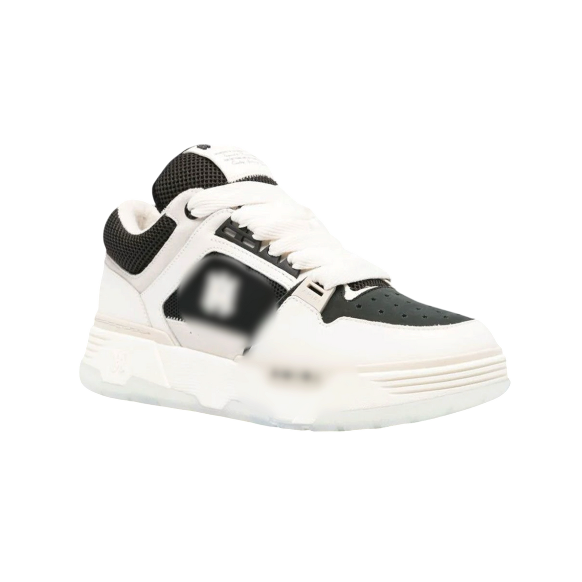 Amri  White/Black Leather Shoes
