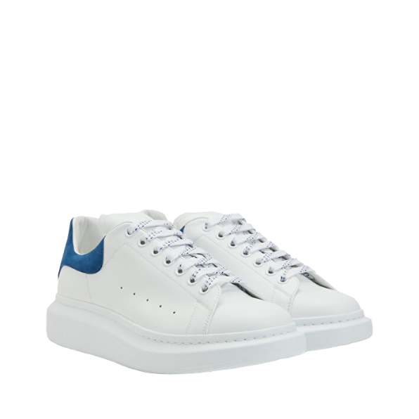 Alex Blue/White Leather Shoes