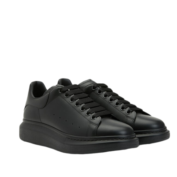 Alex Mc Black Leather Shoes